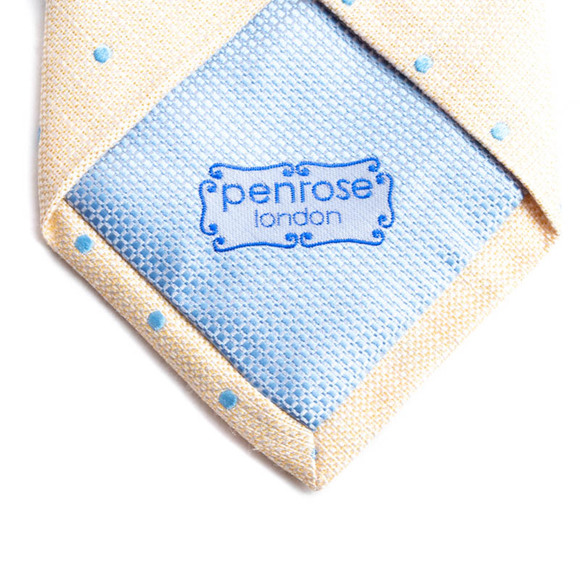 Penrose Tie Men Lemon Chiffon - Picture 5 of 5